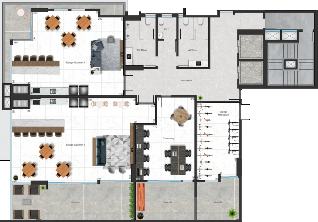 Pavimento Lazer - 356,00m²